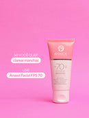 Protetor Solar Clareador Facial Anasol FPS 70 UVA Vegano 60g