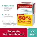 Kit Promocional Sabonete Íntimo em Gel Gino-Canesten® Calm com 50% de desconto na 2ª unidade