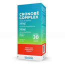 Cronobe Complex 30 Comprimidos B12 Biolab itrato de Tiamina 100mg + Cloridrato de Piridoxina 100mg + Cianocobalamina 5mg 30 comprimidos