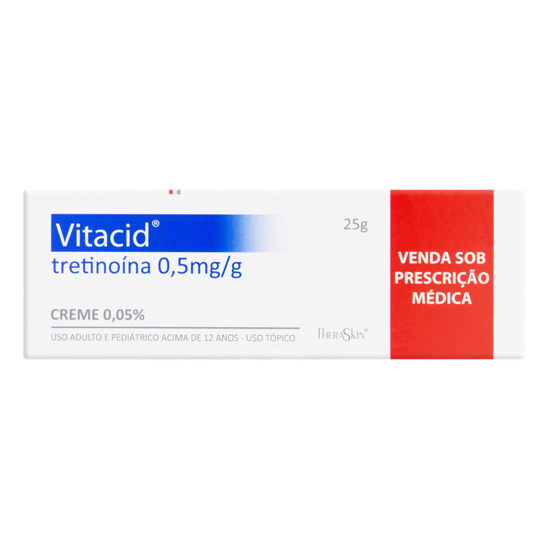 Vitacid Creme 0,50mg Theraskin 25g Anti Rugas.