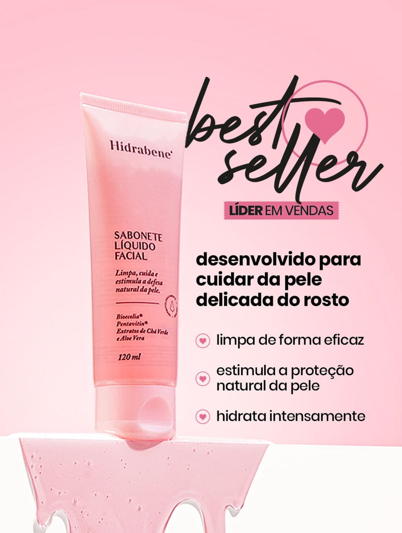 Sabonete Liquido Facial Hidrabene - 120ml