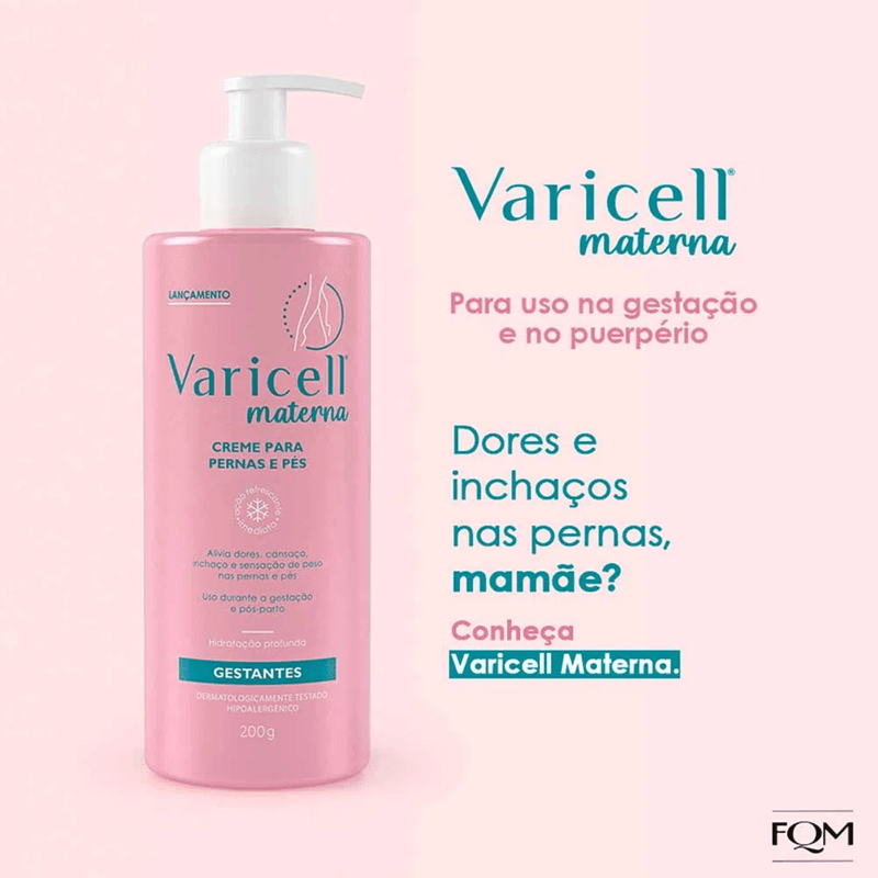 VARICELL MATERNA CR 200G Creme Para Gestantes.