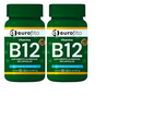 Vitamina B12 500mg 60cps  kit 02 Unidades Eurofito Suplemento Alimentar