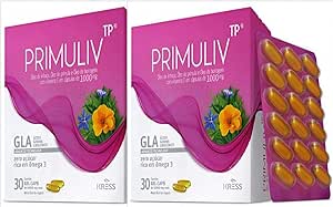 KIT 02 Primuliv Tp ( Óleo de Borragem, Prímula, Linhaça) 30 cps Kress