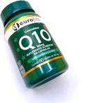 Coenzima Q10 100mg kit 03 frascos 60 Cápsulas Suplemento Eurofito