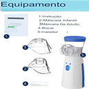 Nebulizador Inalador Ultrassonico Sem Fio Recarregavel USB Compacto Portatil Silencioso Criança Adulto Mesh Mini Ultrassom Infantil