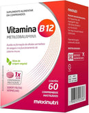 VITAMINA B12 MASTIGáVEL ZERO AçUCAR 60 COMPRIMIDOS MAXINUTRI