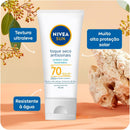 Kit Nivea Sun Protetor Solar Facial Antissinais Fps70 40ml + Creme Facial Antissinais 5 Em 1 100g