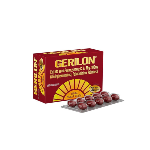 Suplemento Vitamínico Gerilon Com 30 Cápsulas Moles