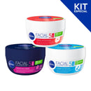 Kit NIVEA Facial Trio (3 Produtos)
