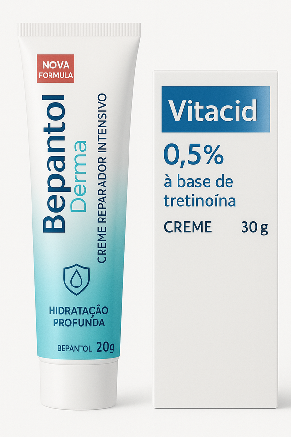 Bepantol + vitacid 0,5 Cuidado com a Melasma