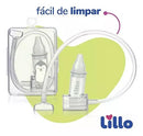 Aspirador Nasal Sucção Bebe Alivio Imediato Lillo 0 Meses