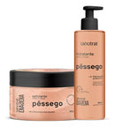 KIT LABOTRAT ESFOLIANTE 300g + LIMPEZA CORPO E ROSTO PêSSEGO 190ml Labotrat