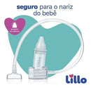 Aspirador Nasal Sucção Bebe Alivio Imediato Lillo 0 Meses