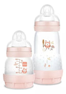 Kit Com 2 Mamadeiras Easy Start Set Rosa Mam 130 E 260ml
