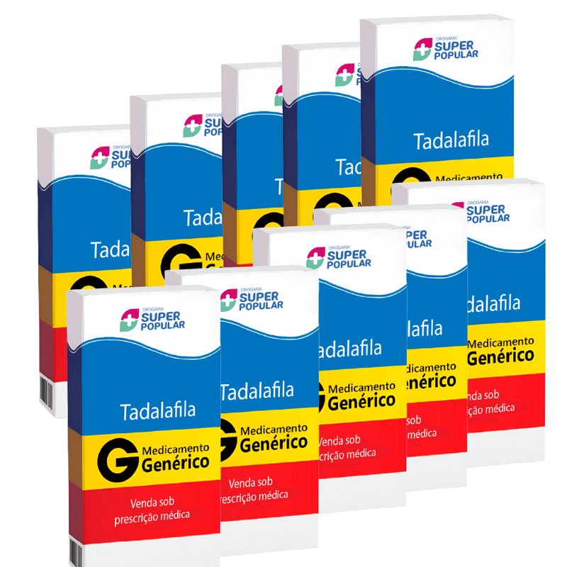 Tadalafila Diário 5mg Nova Química/ Eurofarma - Kit 10 Caixas
