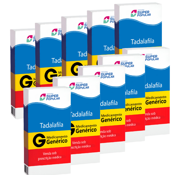 Tadalafila Diário 5mg Nova Química - Kit 10 Caixas