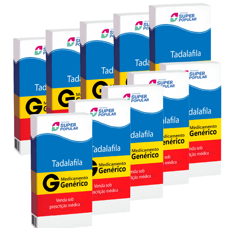 Tadalafila Diário 5mg Nova Química - Kit 10 Caixas