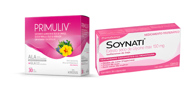 KIT TRATAMENTO MENOPAUSA SOYNATI+PRIMULIV