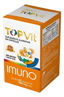 TOPVIT IMUNO C/60 CáPSULAS - GEOVIT SUPLEMENTO IMUNIDADE