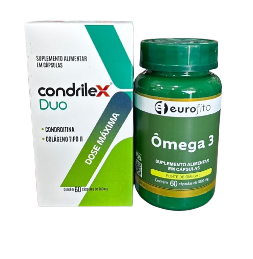 Kit Artritr e Artrose CondrileX Duo+Ômoga 3
