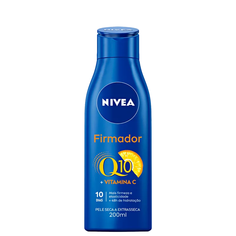 NIVEA Firmador Q10 + Vitamina C Pele Seca - Loção Hidratante Corporal 200ml