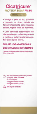 Combo Hidratação. Cicatricure protetor + Bepantol Oil free