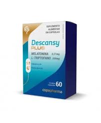 Descansy Plus Melatonina Com L-Triptofano - 60 Caps 1 Caixa