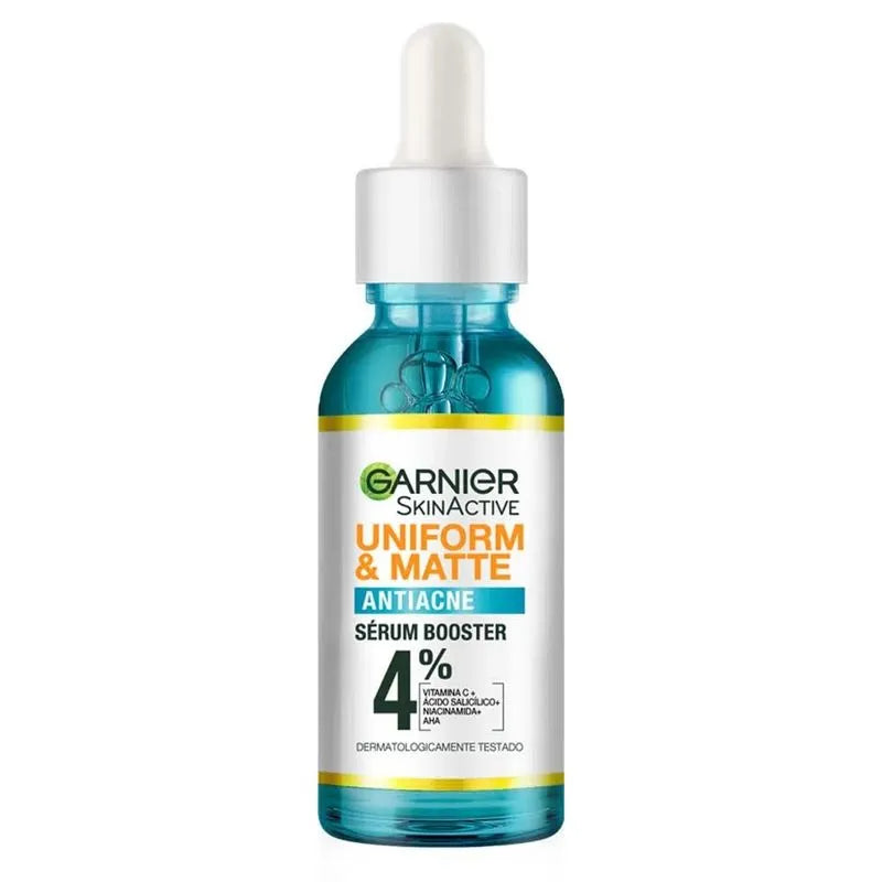 Garnier Skin Uniform & Matte Kit - Sérum Facial + Gel de Limpeza Facial - Kit
