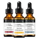 KIT VITAMINA C + RETINOL + HIALURÔNICOS PRINCIPIA