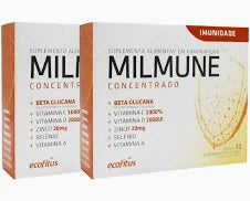 Milmune – kit com 2 caixas de 30 cápsulas cada