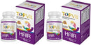 TOPVIT MULTIVITAMíNICO HAIR KIT 2 COM 60 CáPSULAS CABELO E UNHA