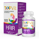 TOPVIT MULTIVITAMíNICO HAIR COM 60 CáPSULAS CABELO E UNHA